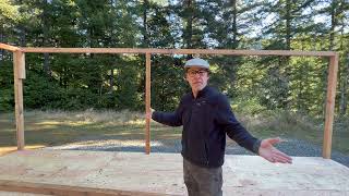 Our 16 x 24 Post & Beam shop build