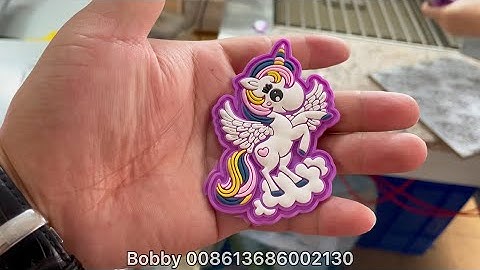 How to produce soft pvc patch