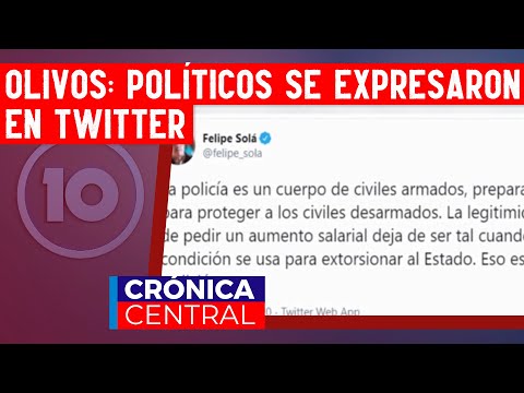 Políticos y sindicalistas manifestaron su rechazo a la protesta de la policía bonaerense