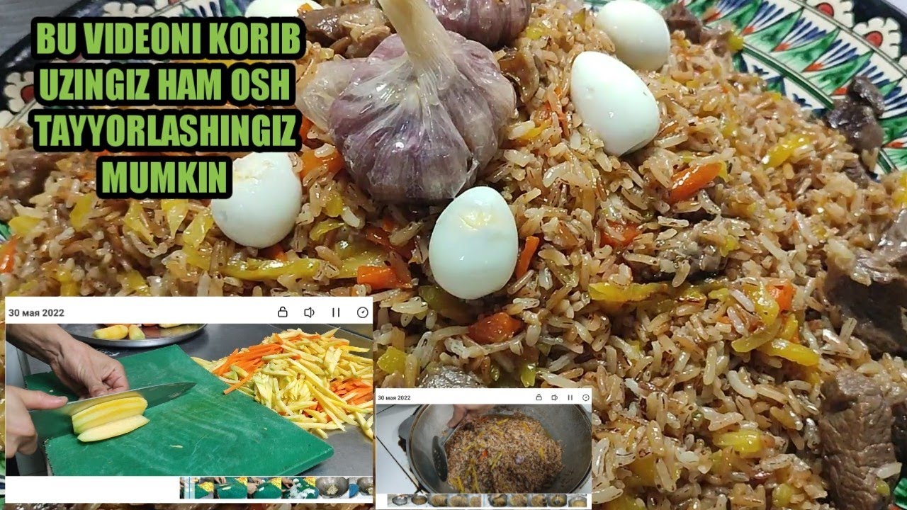 DEVZIRA GURUCHIDAN CHOYHONA OSH TAYYORLASHNI O'RGANAMIZ. КАК ГОТОВИТЬ ЧАЙХАНА ПЛОВ