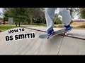 Skater teaches me how to bs smith transition skateboarding