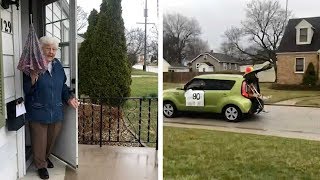 Grandma Gets Surprise Parade For Birthday