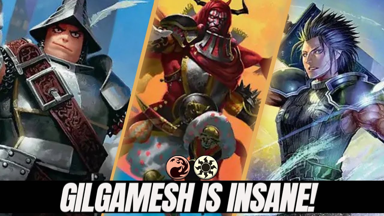 mtg final fantasy gilgamesh Magic The Gathering Fantasy: Through The Ages 0013 Gilgamesh, Weapon Collector Foil PSA 10 GEM MINT Cert #123828132 – Boxed Vinyl you may attach one of them to a Samurai you control. Gilgamesh, Maestro d'Armi MTG -