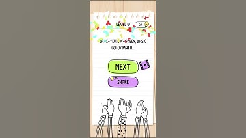 Brain Test - level 9 (Where is the green ball?)