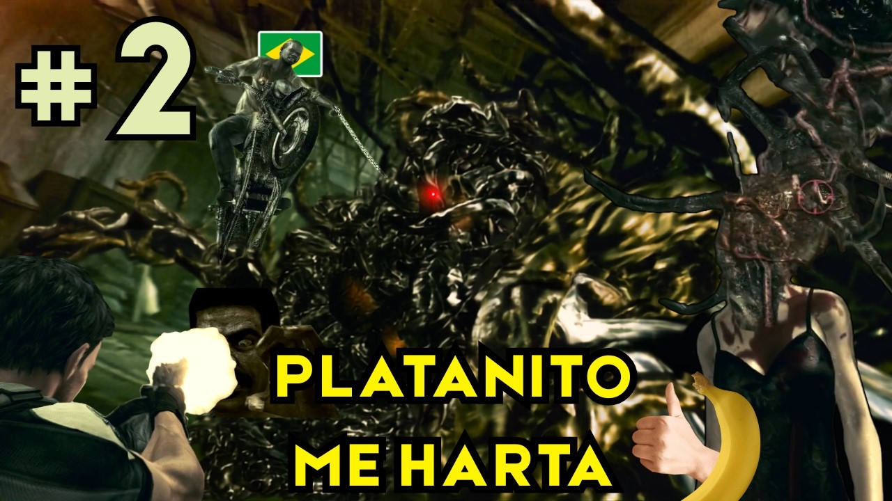 NO NOS PODÍAMOS ORGANIZAR | Resident Evil 5 con platanito - Capítulo 2