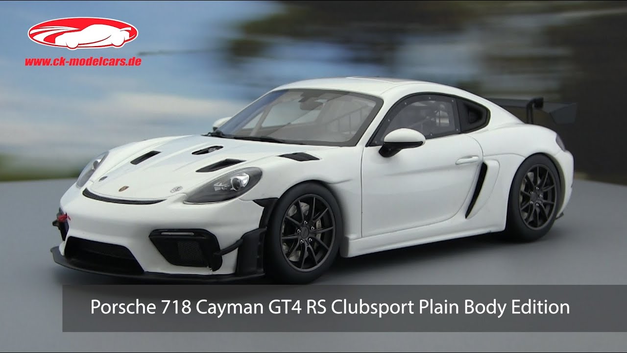1/18 ポルシェ ケイマン GT4 RS Club Sport ホワイト Ottomobile 1:18 Porsche 718 Cayman GT4 RS Clubsport Plain Body