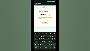 Weather app | html | CSS | JavaScript |