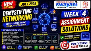 Demystifying Networking Week 4 Assignment Answers 2026 | NPTEL July 2026 | NPTEL Assignment
