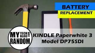 Kindle Paperwhite 3 DP75SDI battery replacement