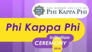 WIU Phi Kappa Phi Initiation Ceremony Intro