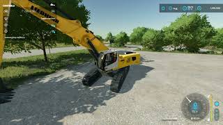 Farming Simulator 22 LIEBHERR EXCAVATOR