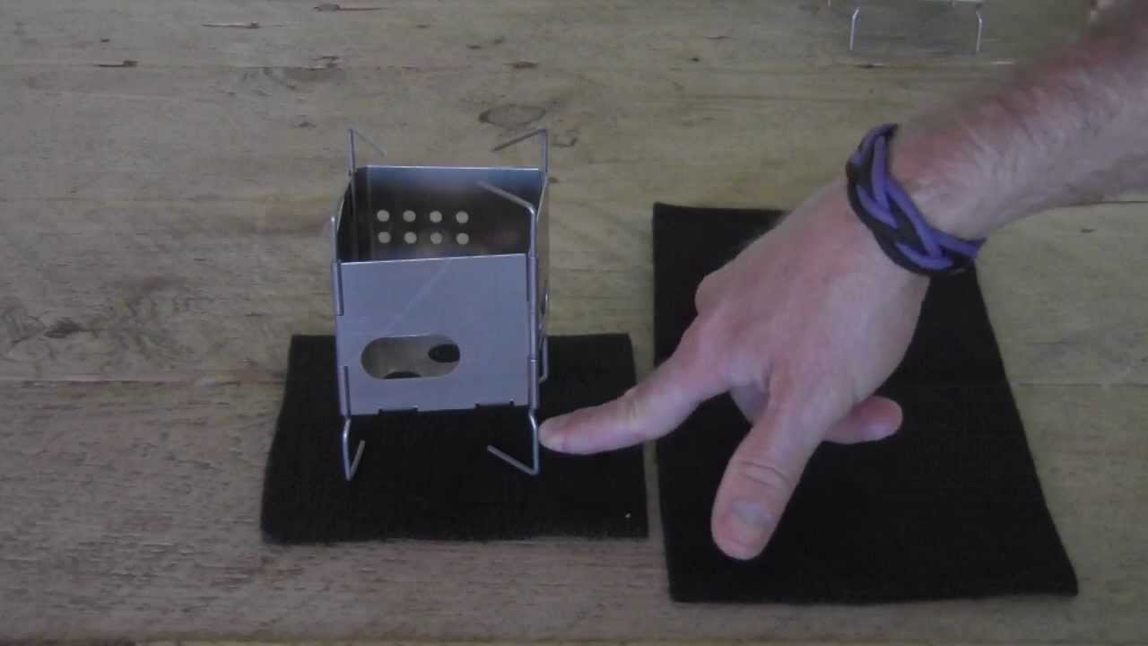 Carbon Felt as a Ground Protector / WindScreen for the Firebox Nano