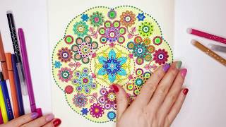 Mandala Coloring with Natural light |  Nature Sounds, Birds and Small Waves screenshot 5