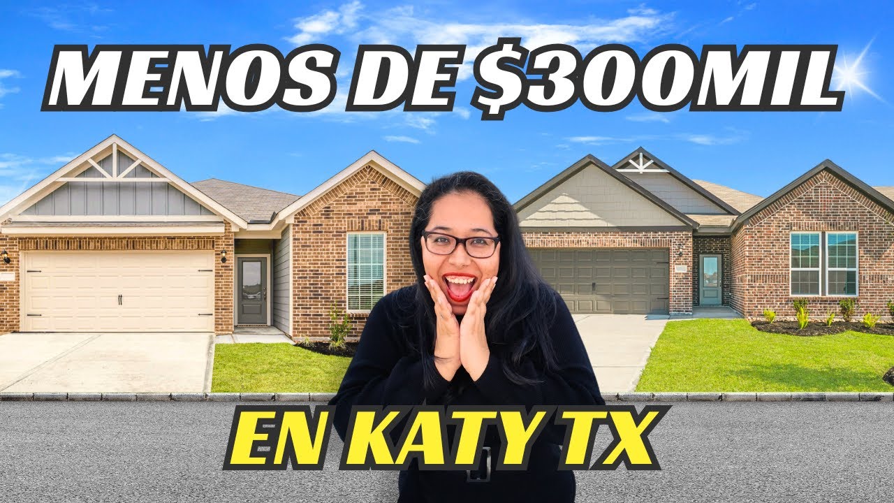 Precios increíbles en Katy: casas nuevas por menos de $300 mil