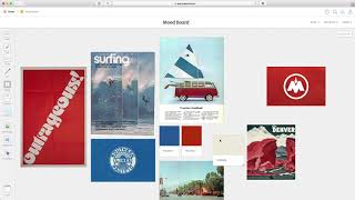 Creating mood boards in Milanote