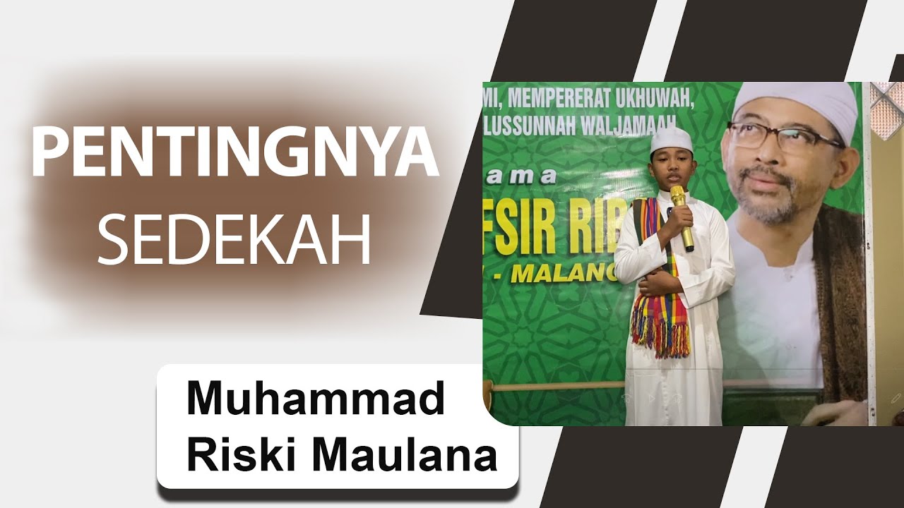 M Riski Riski PENTINGNYA SEDEKAH (M. Riski Maulana) - YouTube