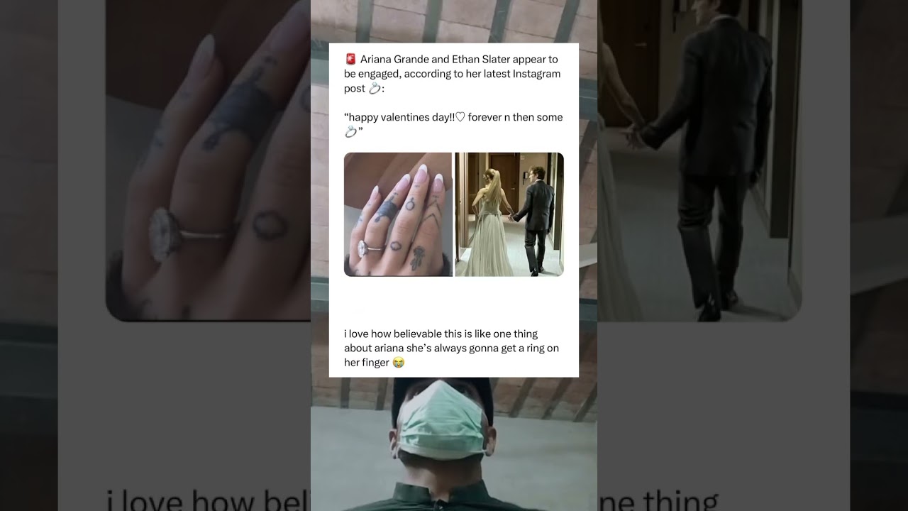 Ariana Grande and Ethan Slater spark engagement rumors after her “happy valentines day!! forever