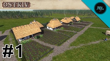 Ostriv S1-EP1 | Getting Started On The Town | City Builder | Longplay Gameplay