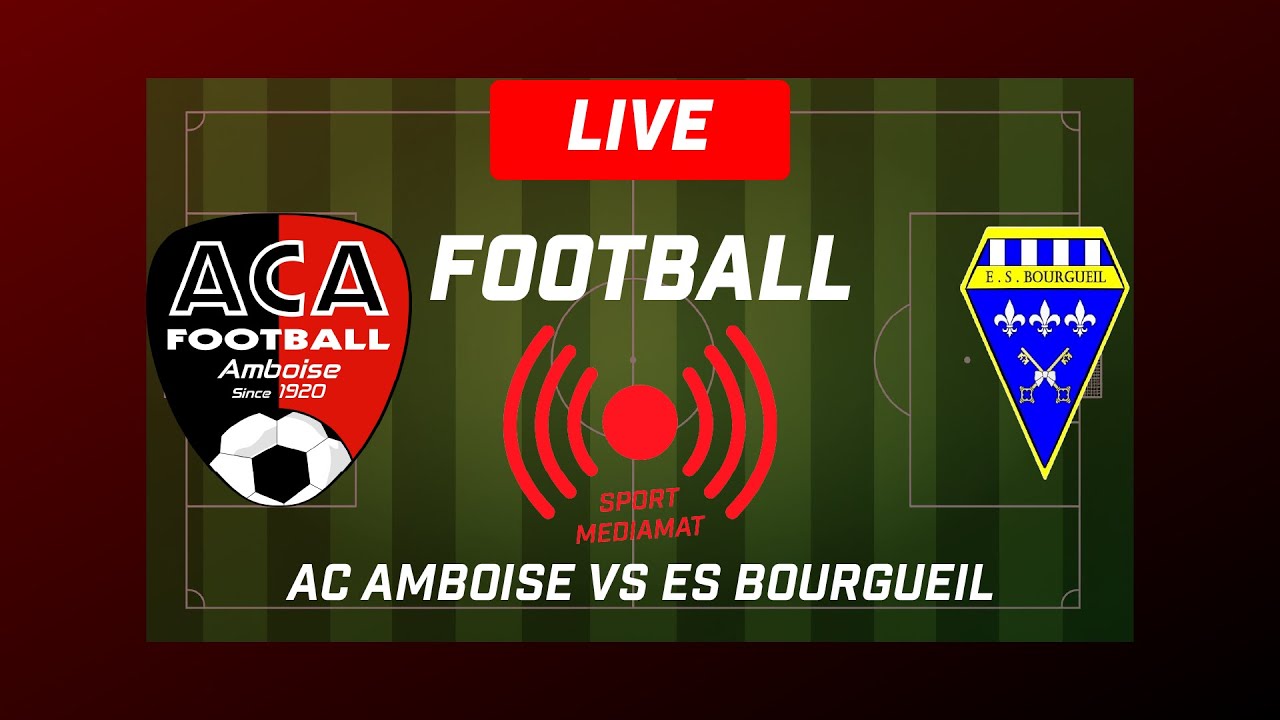 Miniature de la vidéo : DIRECT | AC Amboise vs ES Bourgueil ⚽ Coupe Seniors 37