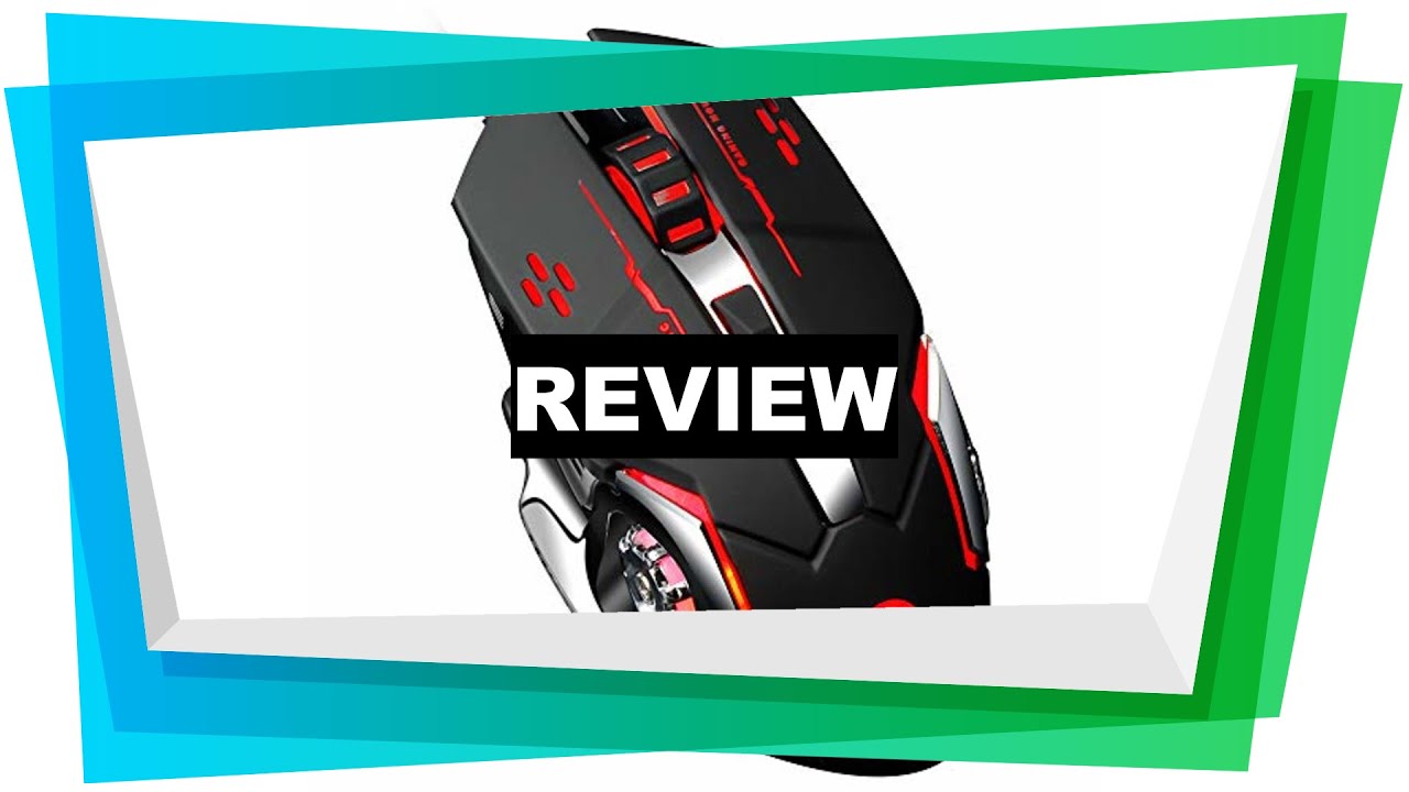 Review Inphic Gaming Mouse, Silent Click USB Optical Wired PC Laptop Computer [2019]