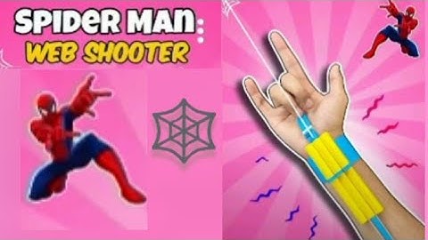 DIY Spider-Man Web Shooter from a pen | Spider Man | HussnainXArt 