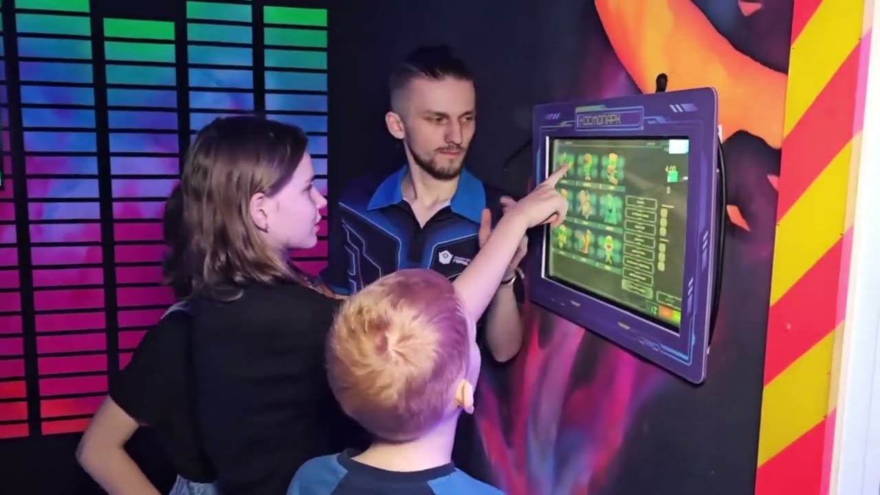 Аттракционы в лазертаг-клубе Город Героев "Космопарк". Пиксель зона. Красноярск