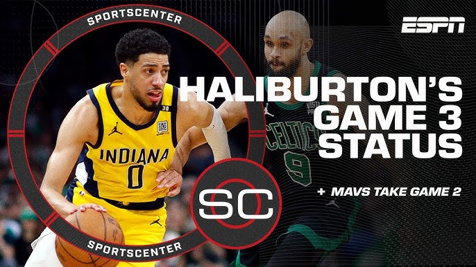 INDIANA HAS LIMITED OPTIONS!' as Haliburton's Game 3 status remains PENDING | SportsCenter - YouTube