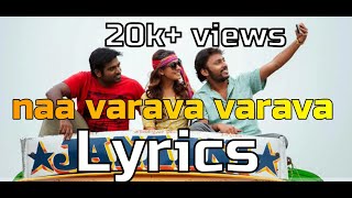 Nanum Rowdy Dhan Naa Varavaa Varavaa Song Lyrics Aniruth Whats App Status Song 90 Mix