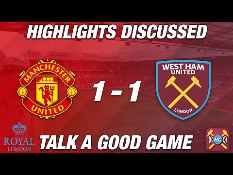 Man Utd - West Ham Utd Highlights Discussed | Hammers Hold On For Valuable Point | Luck or Deserved?