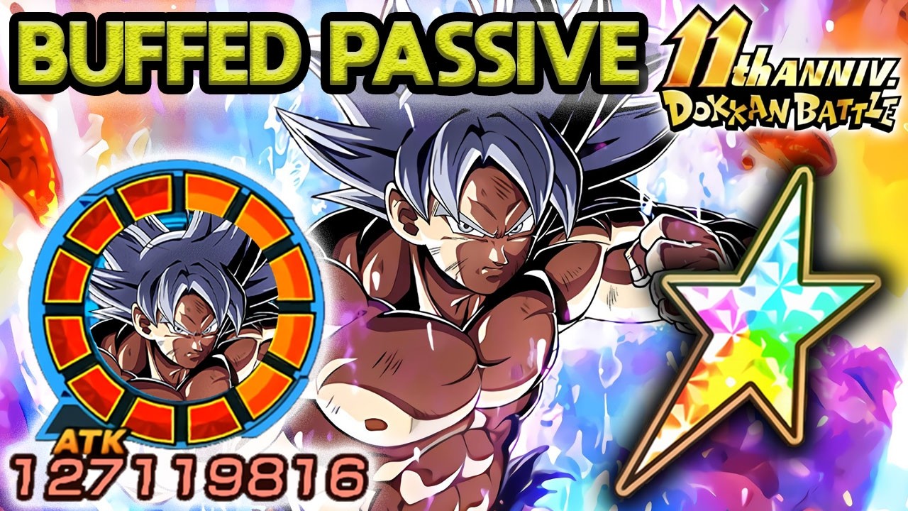 BUFFED 100% EZA LR ULTRA INSTINCT GOKU! 11TH ANNIVERSARY BUFF! Dragon Ball Z Dokkan Battle