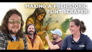 Making a Prehistoric Flint Scraper! | Ancient Tools from Belfast’s Past