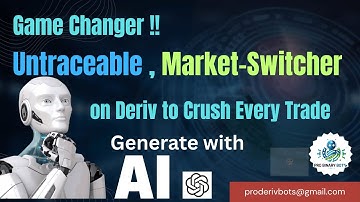 Generate Deriv API Bot with AI for market switching