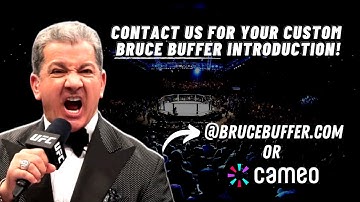 Personalized Championship Introduction by Bruce Buffer