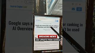 Google SEO update 🚨 LLMS.txt is useless—real SEO gets rewarded in AI Overviews. #SEO #GoogleUpdate