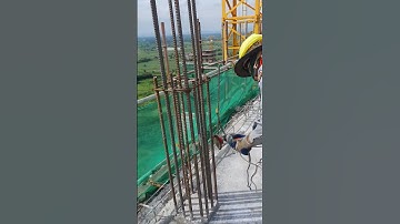 Rebar rust removal process #shorts #construction