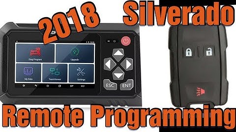 OBDPROG 501 SILVERADO REMOTE PROGRAMMING