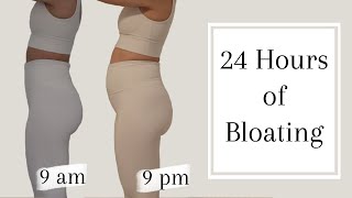 Full DAY OF BLOATING | Is YOUR Bloating Normal? Bloating vs fat, MMC, bloating after workout...