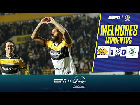 DE OLHO NA SÉRIE A! CRICIÚMA VENCE AMÉRICA-MG E SEGUE FORTE NA BRIGA PELO ACESSO | MELHORES MOMENTOS