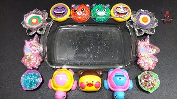 Mixing Random Things into Clear Slime !! Slime Smoothie | Most Satisfying Slime Videos