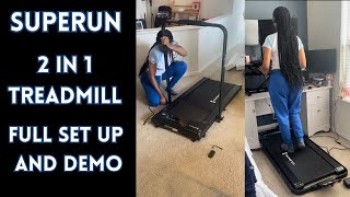 The Best Budget 2 in 1 Treadmill  from SupeRun | Unboxing, & Full Demo