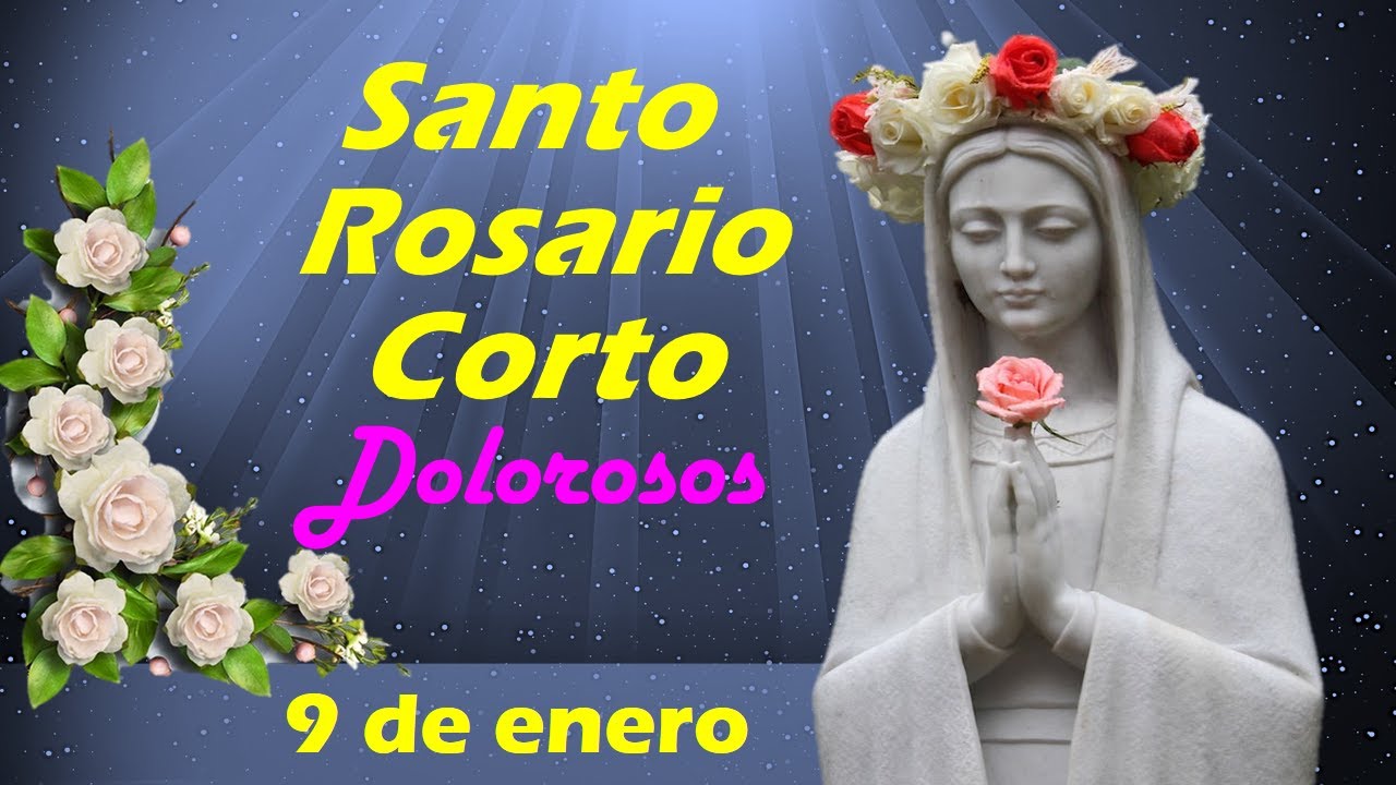 Сегодняшняя короткая молитва по Святому Розарию, пятница, 9 января 🌹 Скорбные Тайны 🌹