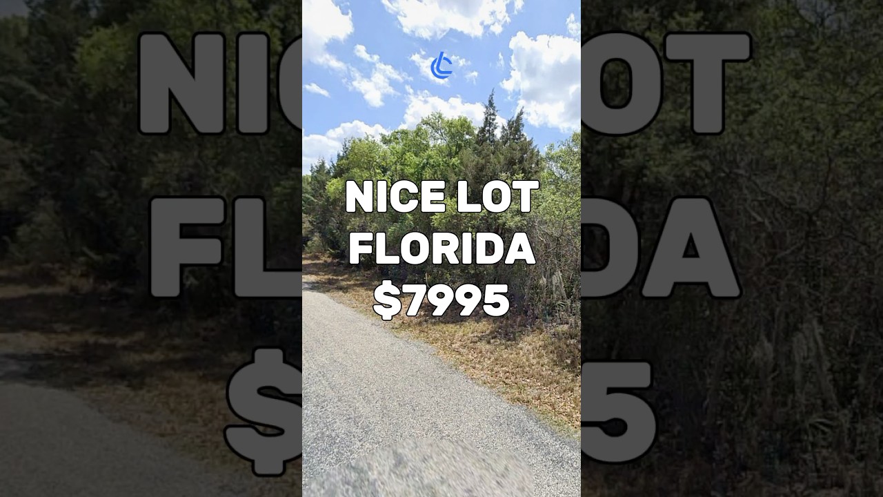 Nice secluded lot with road access for Sale in Fort McCoy Florida for $7,995 