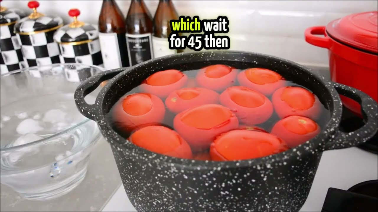 Easiest Way to Peel and Freeze Tomatoes! 🍅 No Blanching Needed!