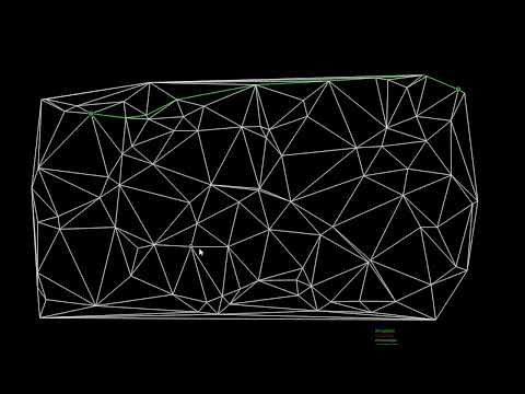 GMod RTS Development - Delaunay Triangulation Simple A* Pathfinding Test