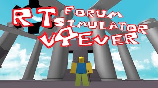 The Roblox Talk Forum Simulator V4 Ever Youtube - the last forum simulator roblox