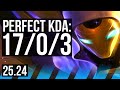 KASSADIN Vs DIANA MID Perfect KDA 17 0 3 EUW Grandmaster 25 24