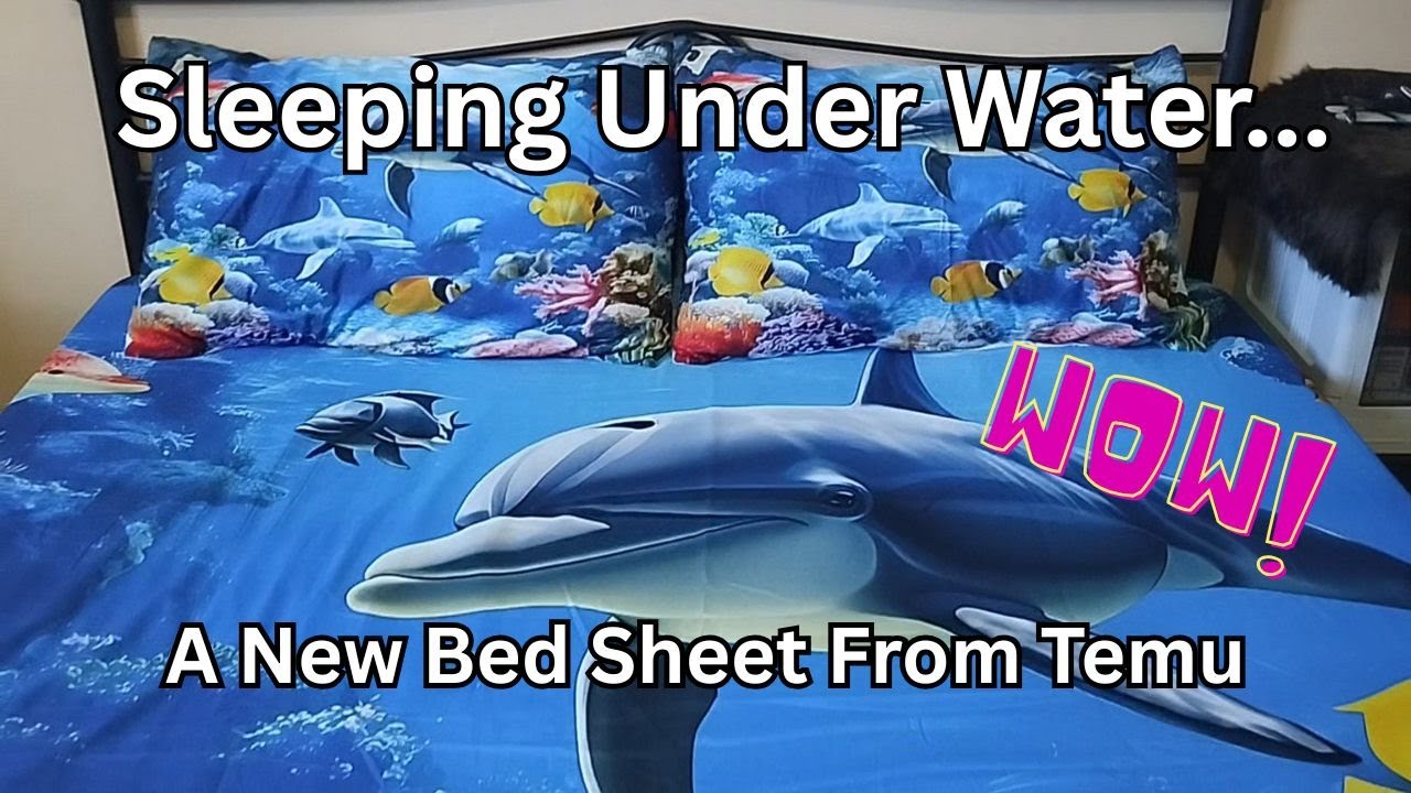 Sleeping Underwater! A New Bed Sheet From Temu