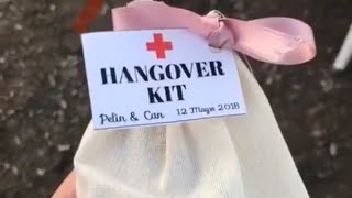 Hangover Kit Nedir, Nasıl Hazırlanır? - Düğün Hazırlıkları