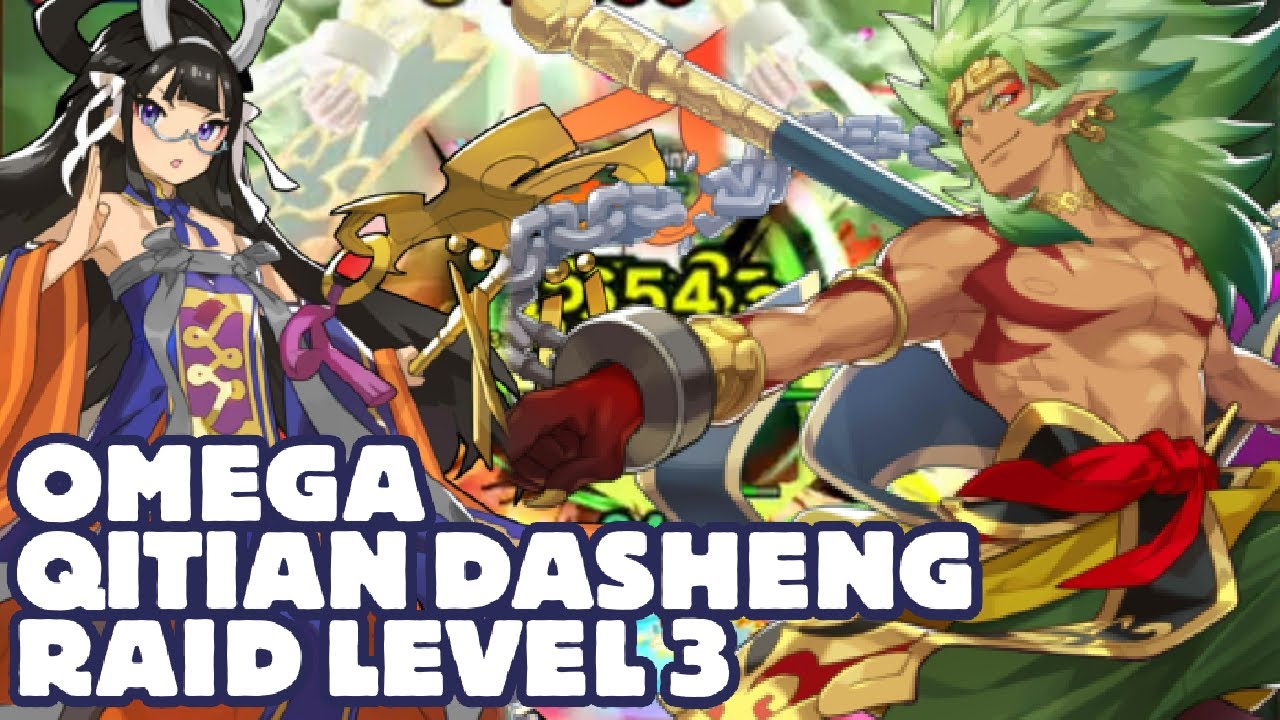 Dragalia Lost - Qitian Dasheng Omega Level 3 Raid- Echoes of Antiquity