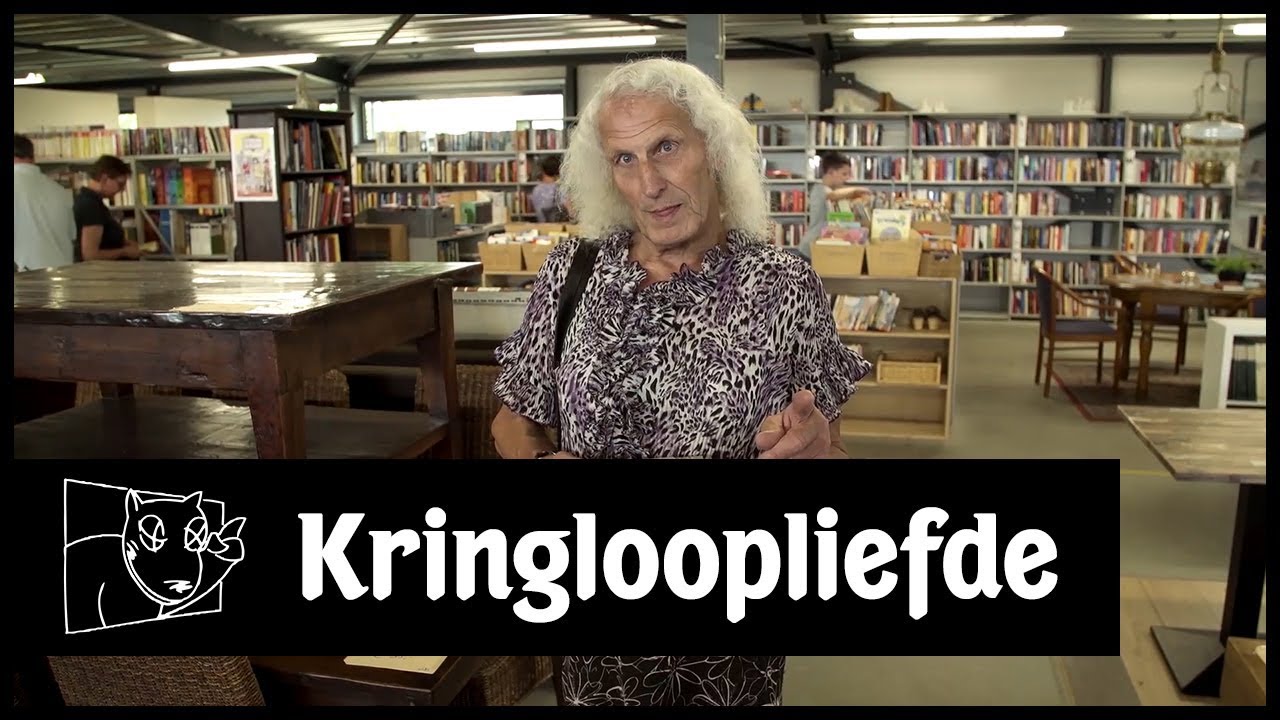 Los in de kringloopwinkel! | Man bijt hond